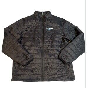 Amazon Employee PEAK 2023 Black Bubble Jacket Size 2XL
